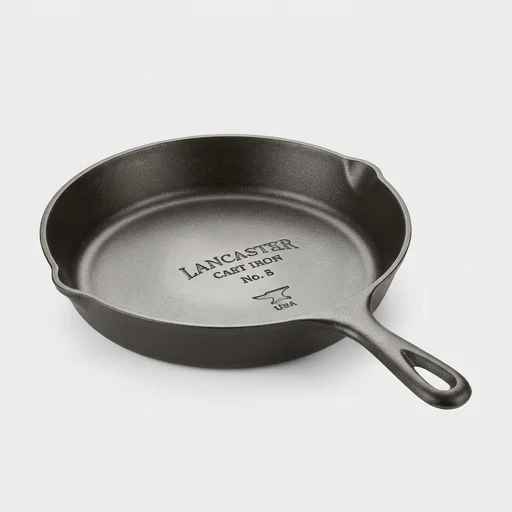 Lancaster Cast Iron Skillet No. 8