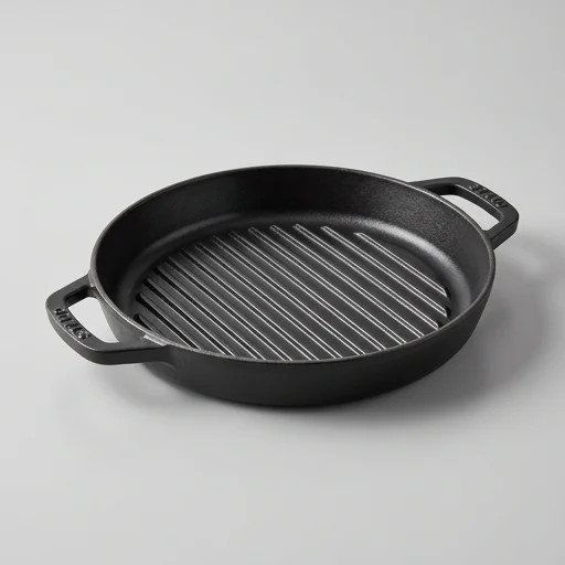 Staub Cast Iron Grill Pan view 3