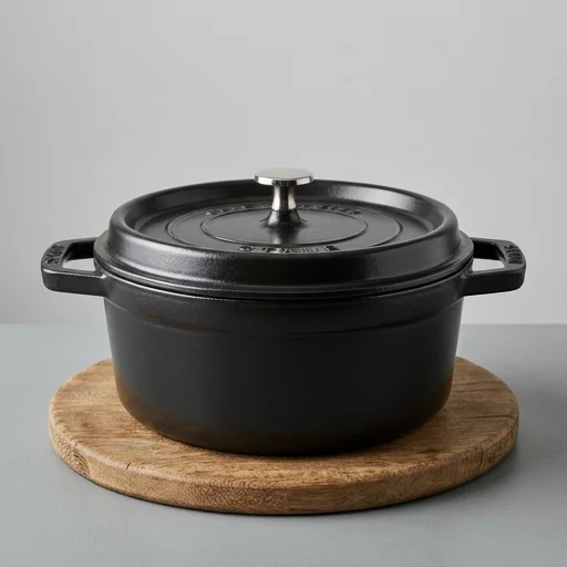 Staub Cast Iron Round Cocotte view 2