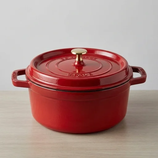 Staub Cast Iron Round Cocotte view 3